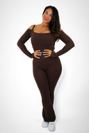 TRAVEL BODYSUIT - Coffee