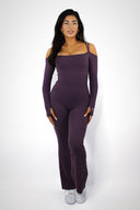 TRAVEL BODYSUIT - Smoked Plum