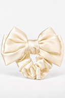 Masterpiece Scrunchie Bow - CREAM