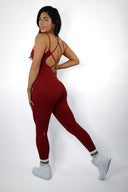 LUNAR LUXE BODYSUIT - Red Hot