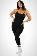 LUNAR LUXE BODYSUIT - Black