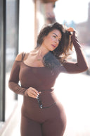 TRAVEL BODYSUIT - Coffee