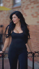 LUNAR LUXE BODYSUIT - Black